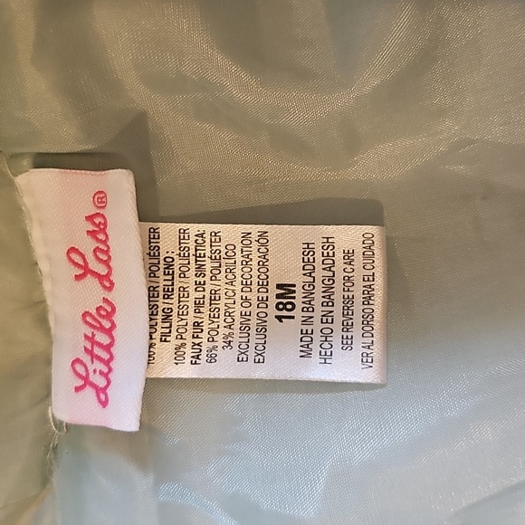 Little Lass Pink and Blue Floral Kids Matching Set - Picture 3 of 4